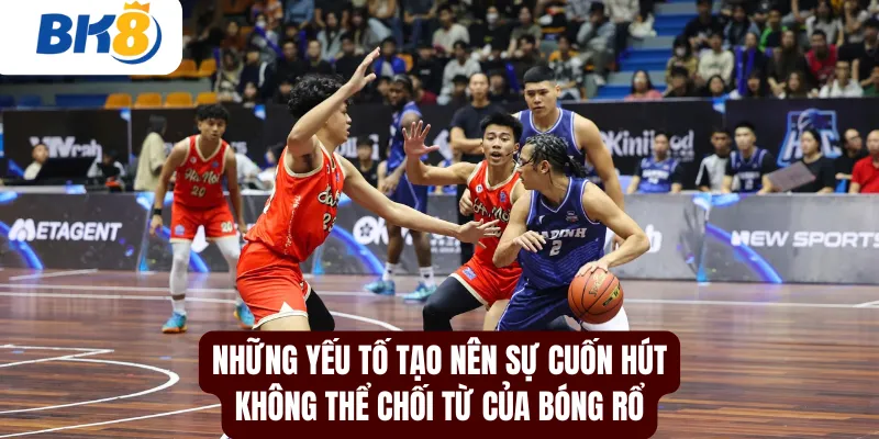 Những yếu tố tạo nên sự cuốn hút không thể chối từ của bóng rổ